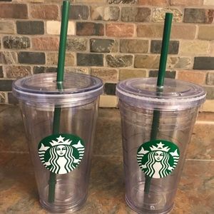 2 Starbucks Cold Cups